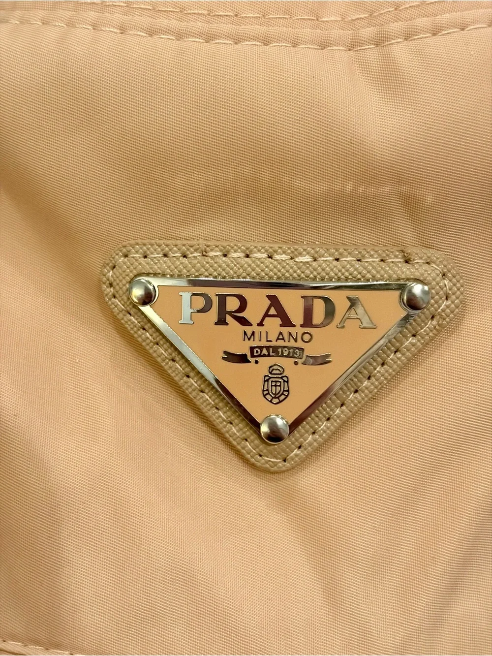 Like New Prada Tan Bucket Hat